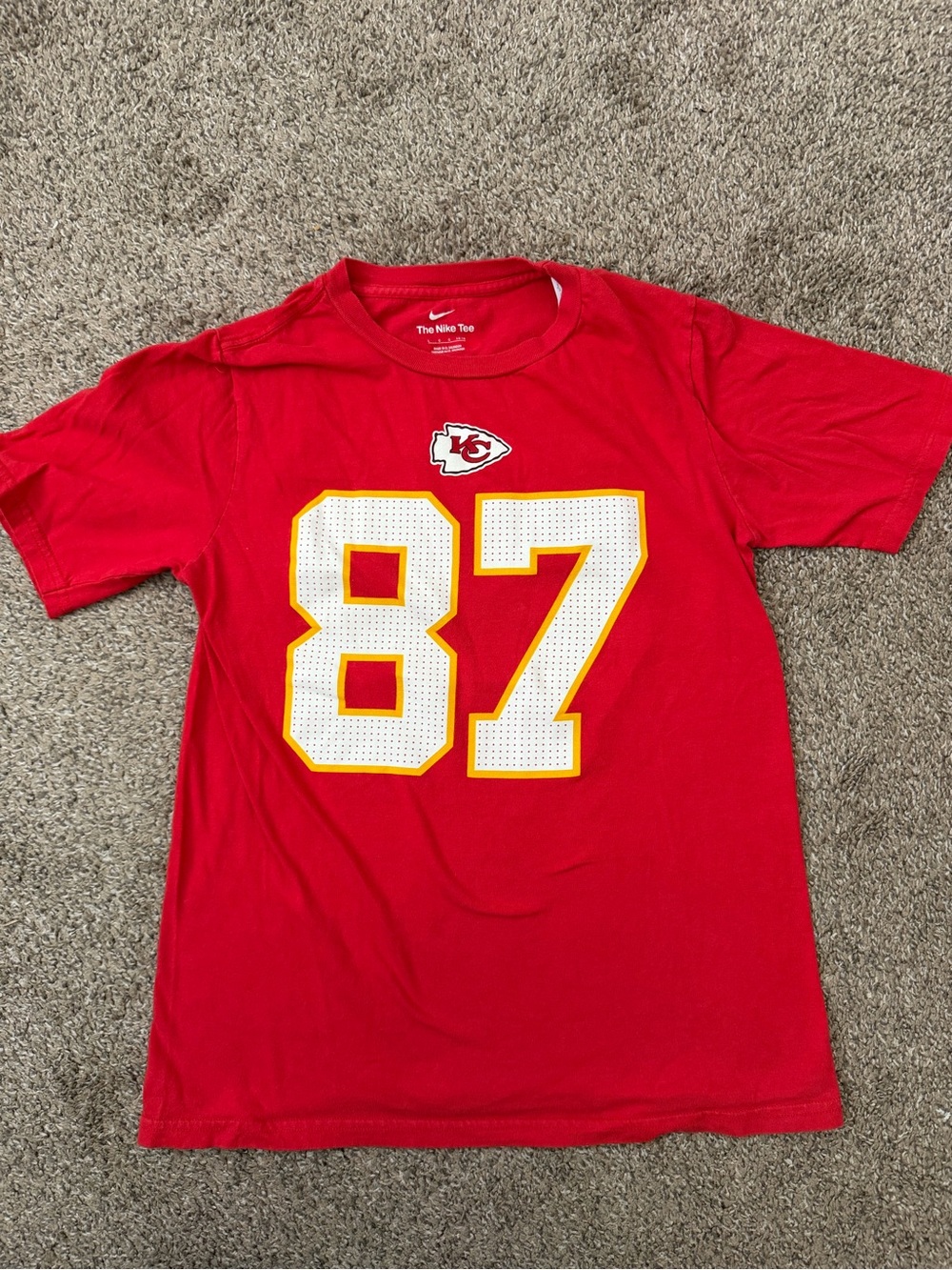 Nike Red Kids' Chiefs #87 Graphic Tee